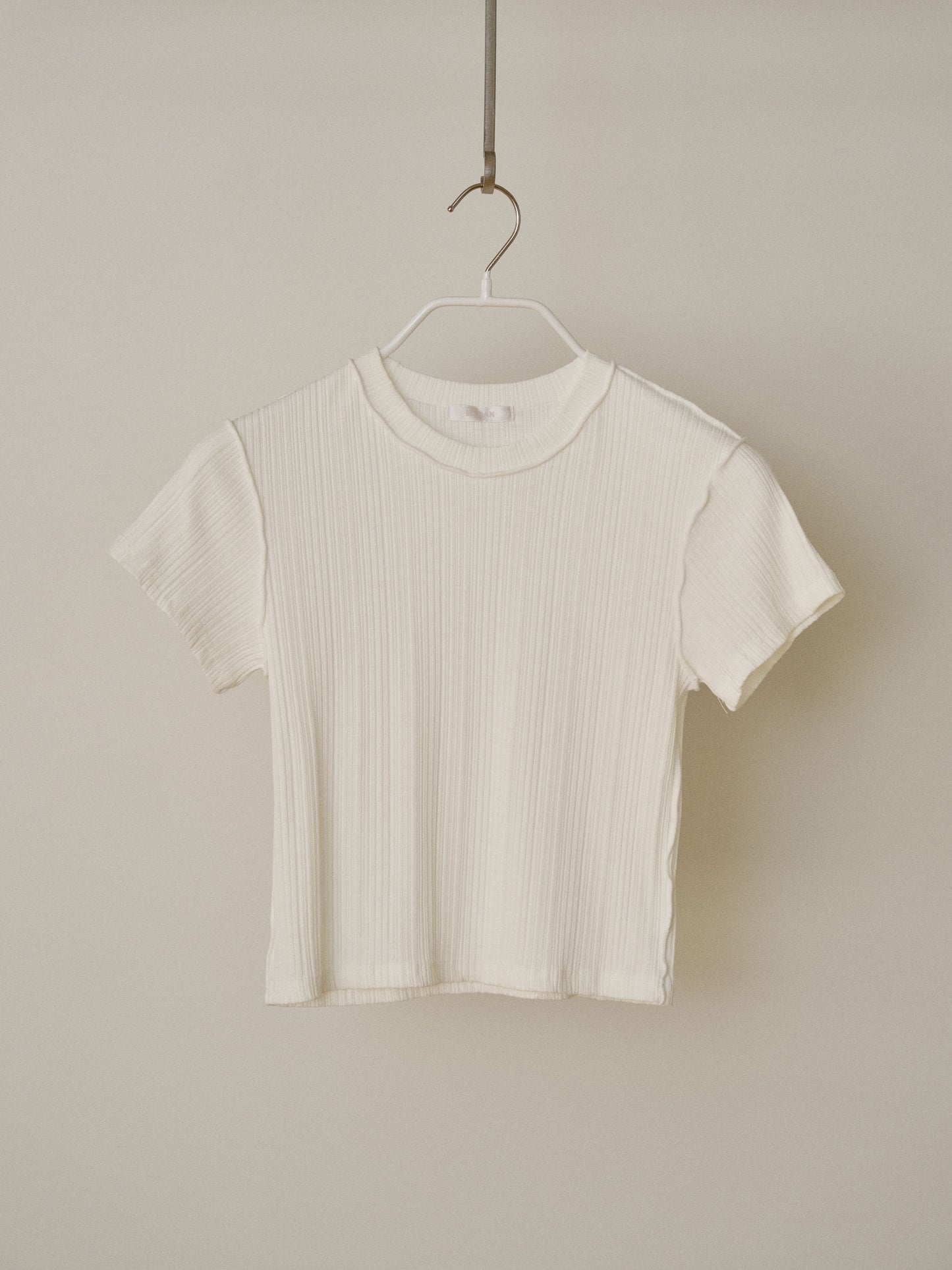 Wave Ribbed Short Sleeve