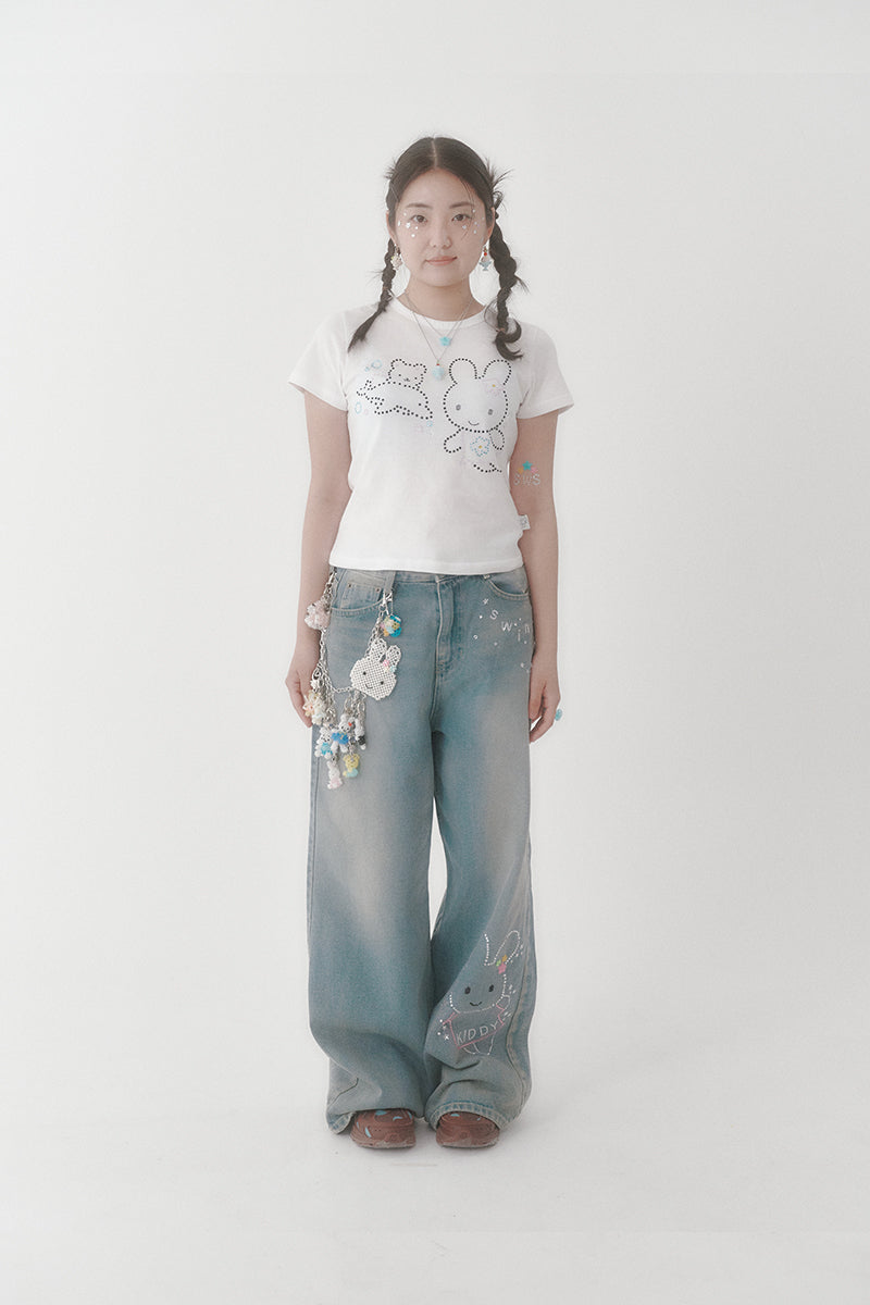 [X YOUNGART] KIDDY&JINI Summer Cubic T-Shirt