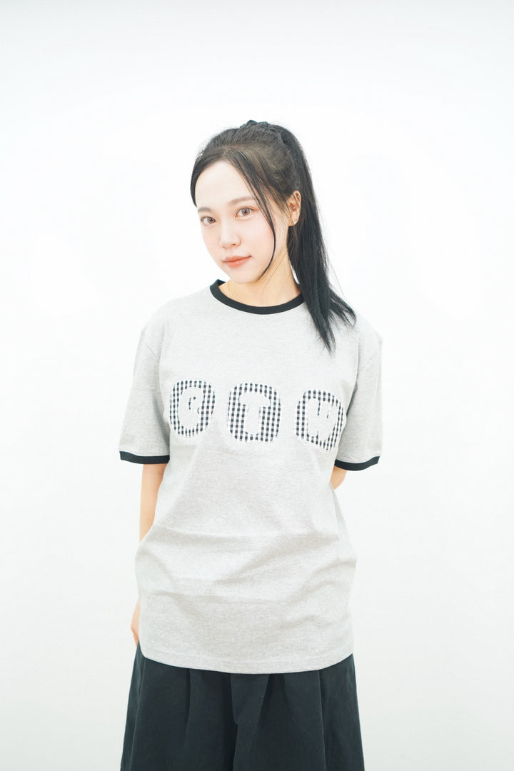 BOX IN CTW RINGER TEE -Grey