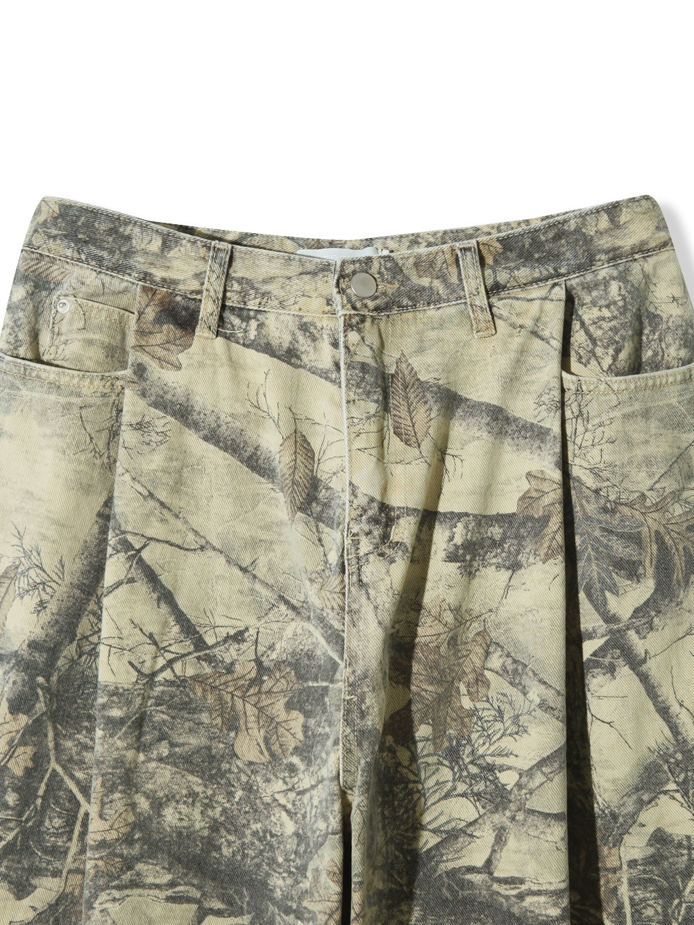 Real Tree Pattern Wide Pants