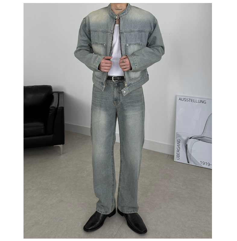 Faded Sage Denim Set-up