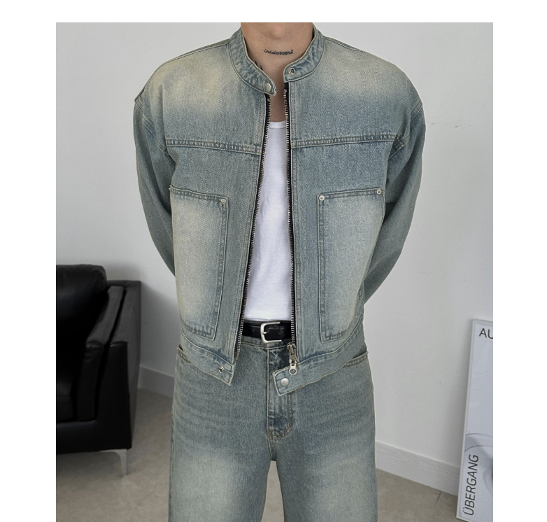 Faded Sage Denim Set-up