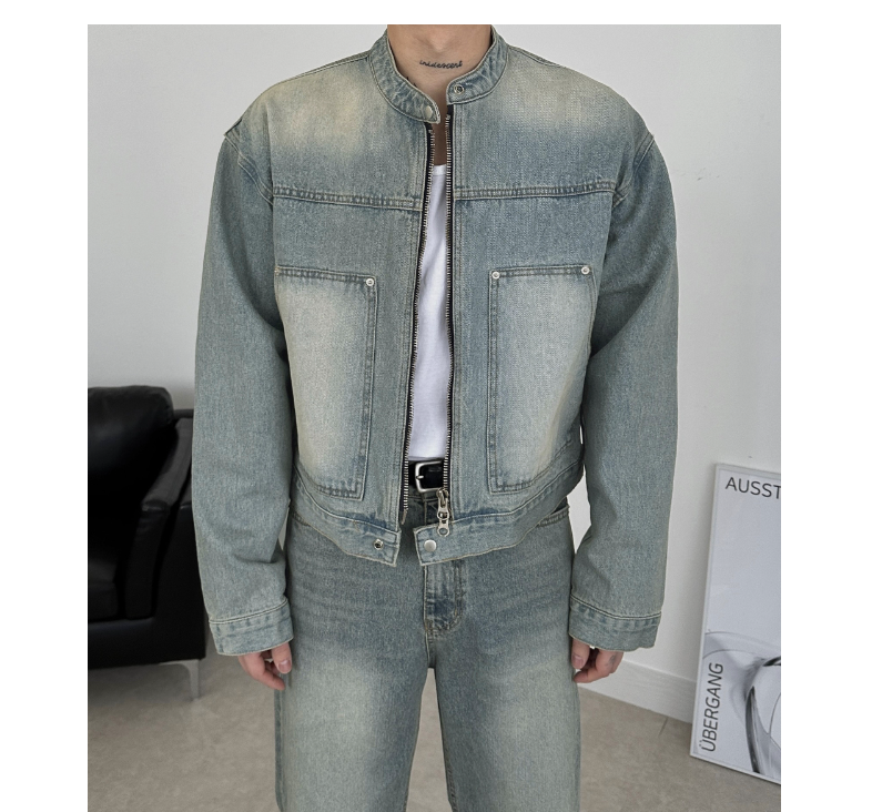 Faded Sage Denim Set-up