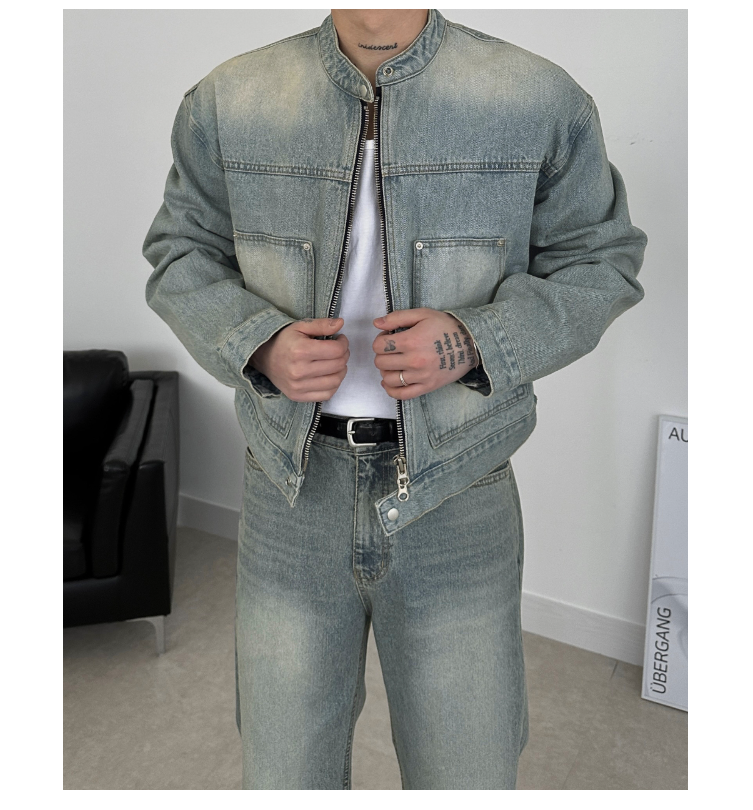 Faded Sage Denim Set-up