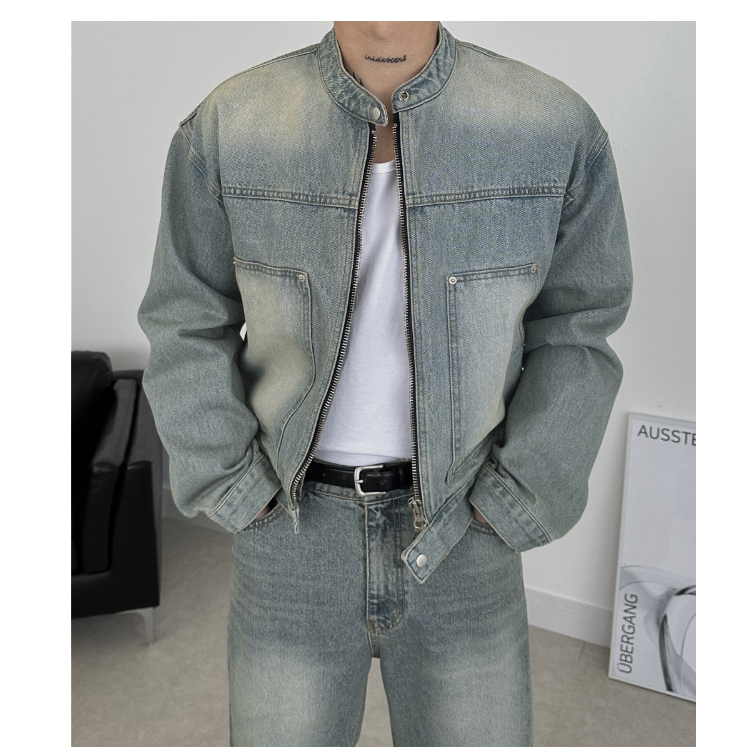 Faded Sage Denim Set-up