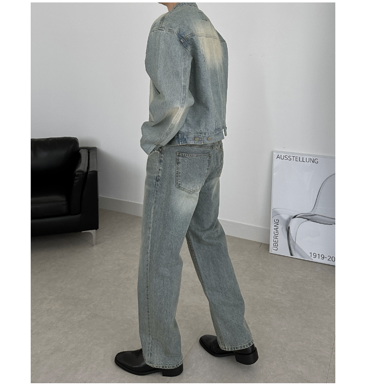 Faded Sage Denim Set-up