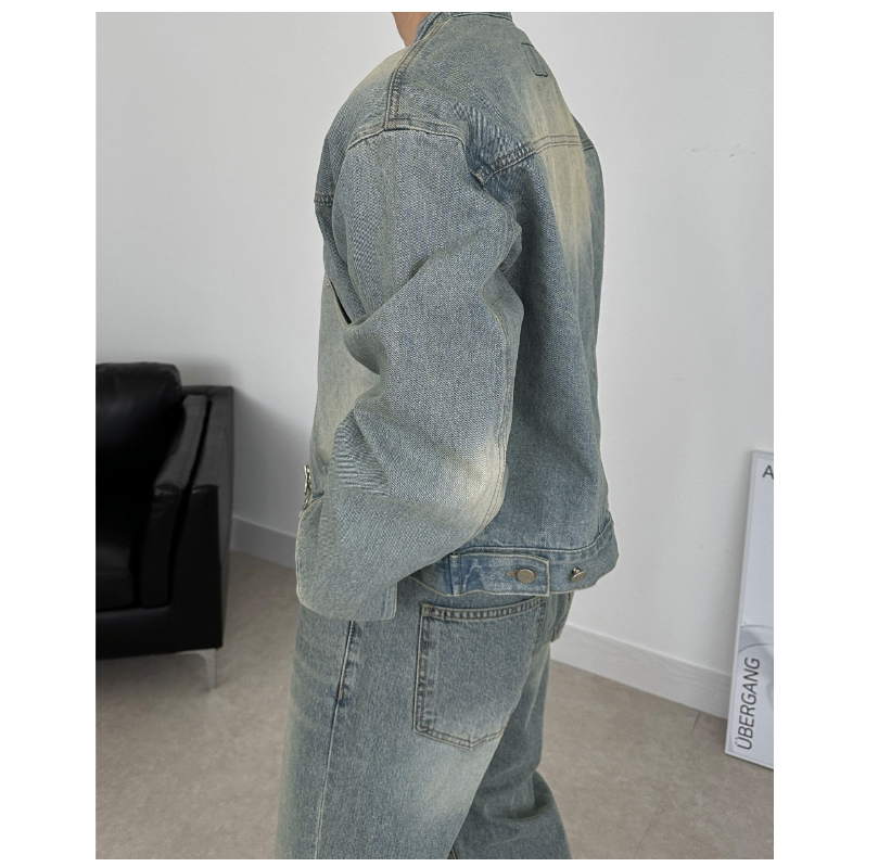 Faded Sage Denim Set-up