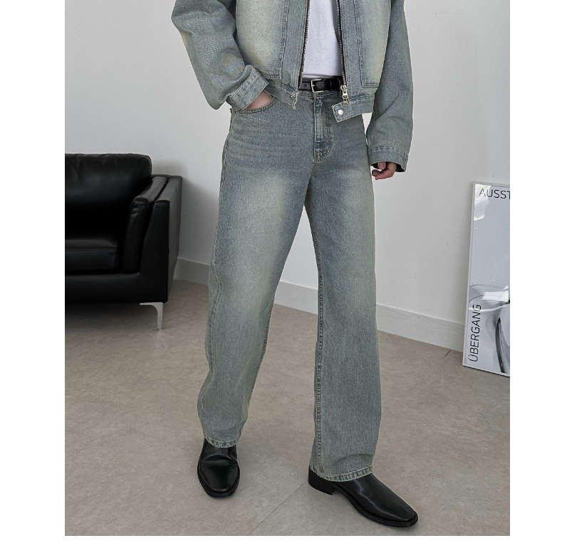 Faded Sage Denim Set-up