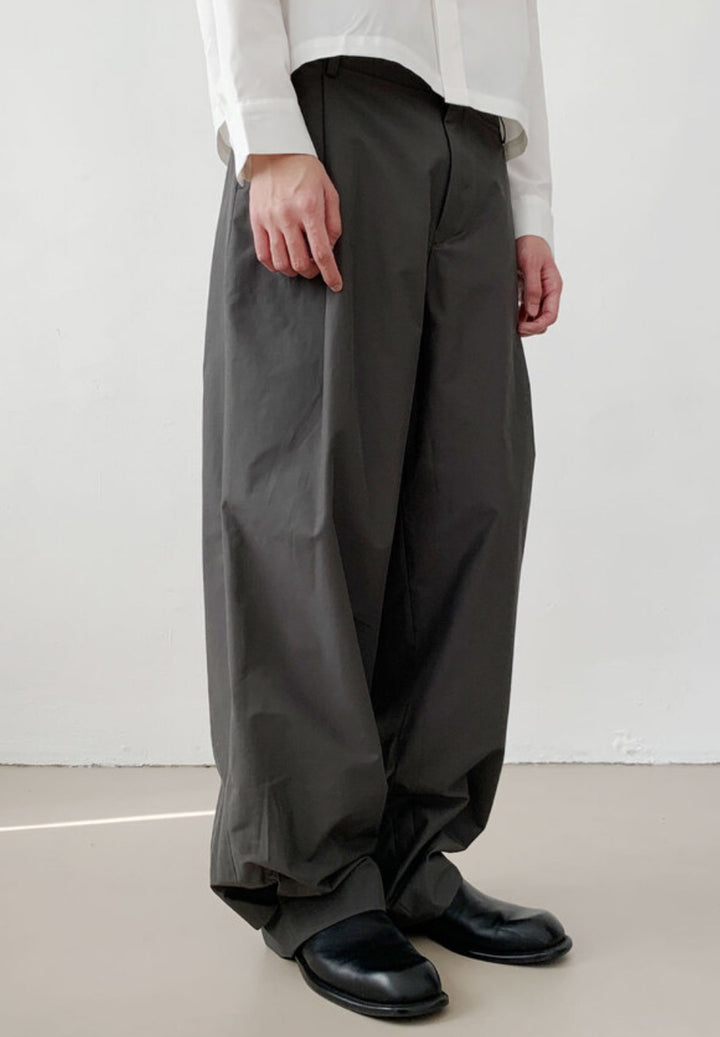 Utility Nylon Wide Pants
