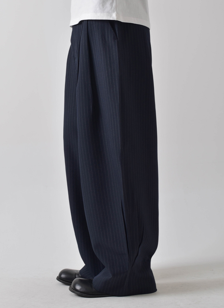 LUEN STRIPE WIDE TROUSERS