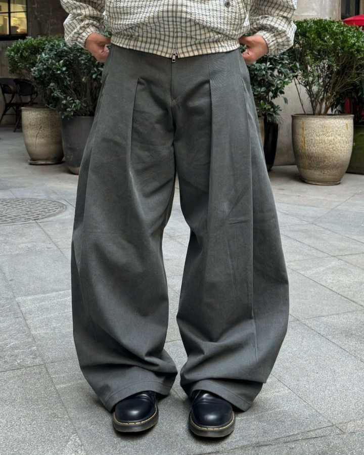 Neutral Wide Slacks