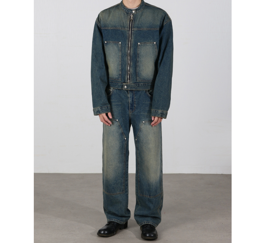 Utility Fade Denim Set-up