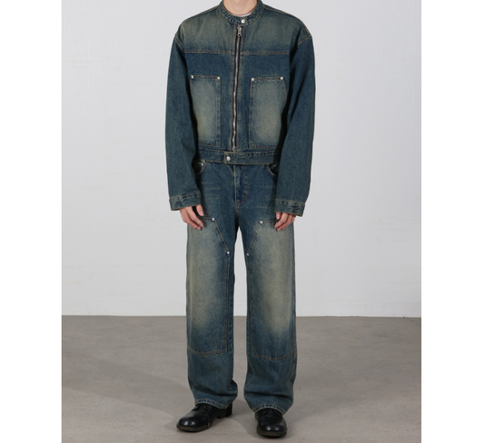 Utility Fade Denim Set-up