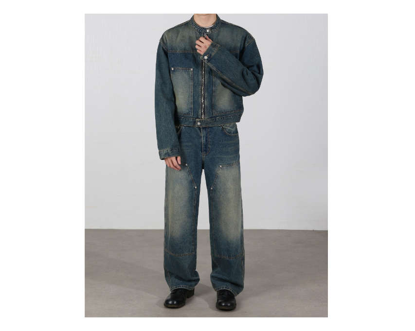 Utility Fade Denim Set-up