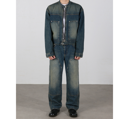 Utility Fade Denim Set-up