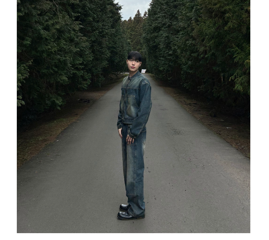 Utility Fade Denim Set-up