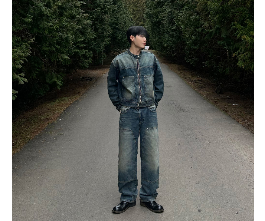 Utility Fade Denim Set-up