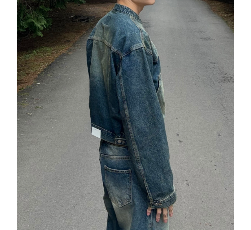 Utility Fade Denim Set-up