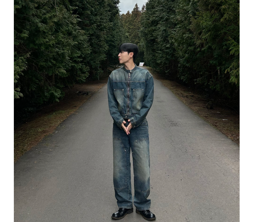 Utility Fade Denim Set-up