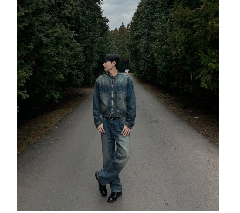 Utility Fade Denim Set-up