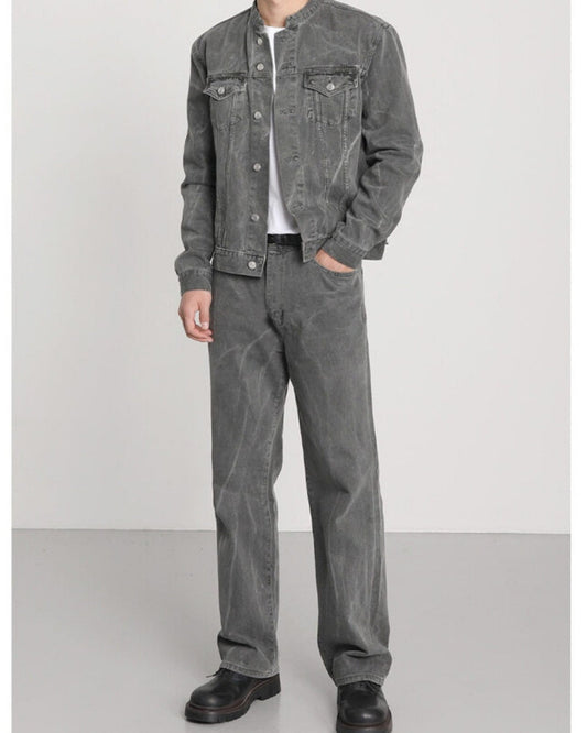 Washed Gray Denim Setup