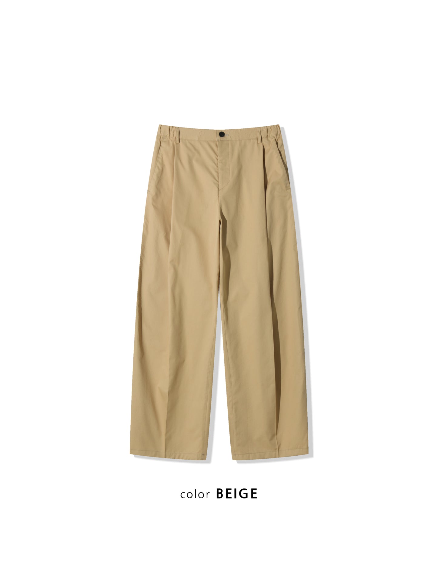 Summer Wide Tuck Banding Pants