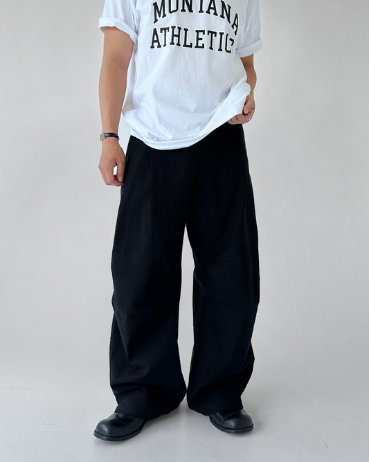 Parra Linen Tuck Pants