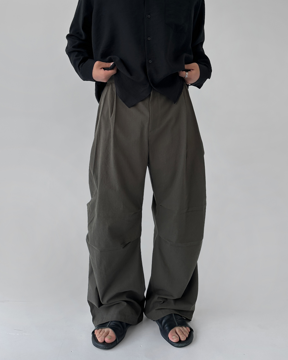 Parra Linen Tuck Pants