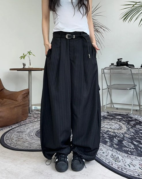 Wide Stripe Trousers