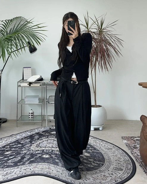 Wide Stripe Trousers