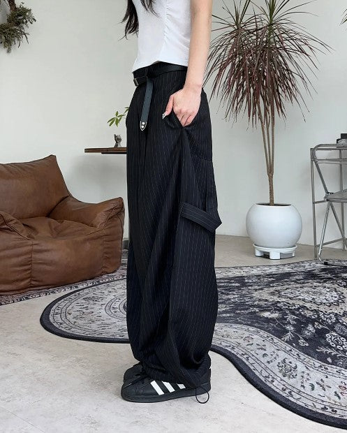 Wide Stripe Trousers