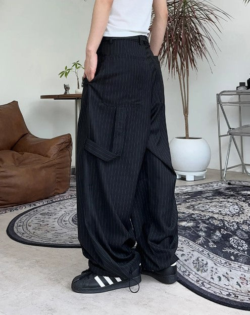 Wide Stripe Trousers