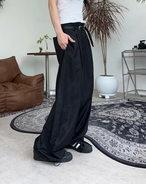 Wide Stripe Trousers