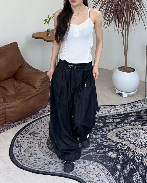 Wide Stripe Trousers