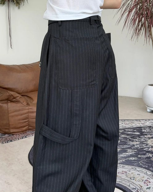 Wide Stripe Trousers