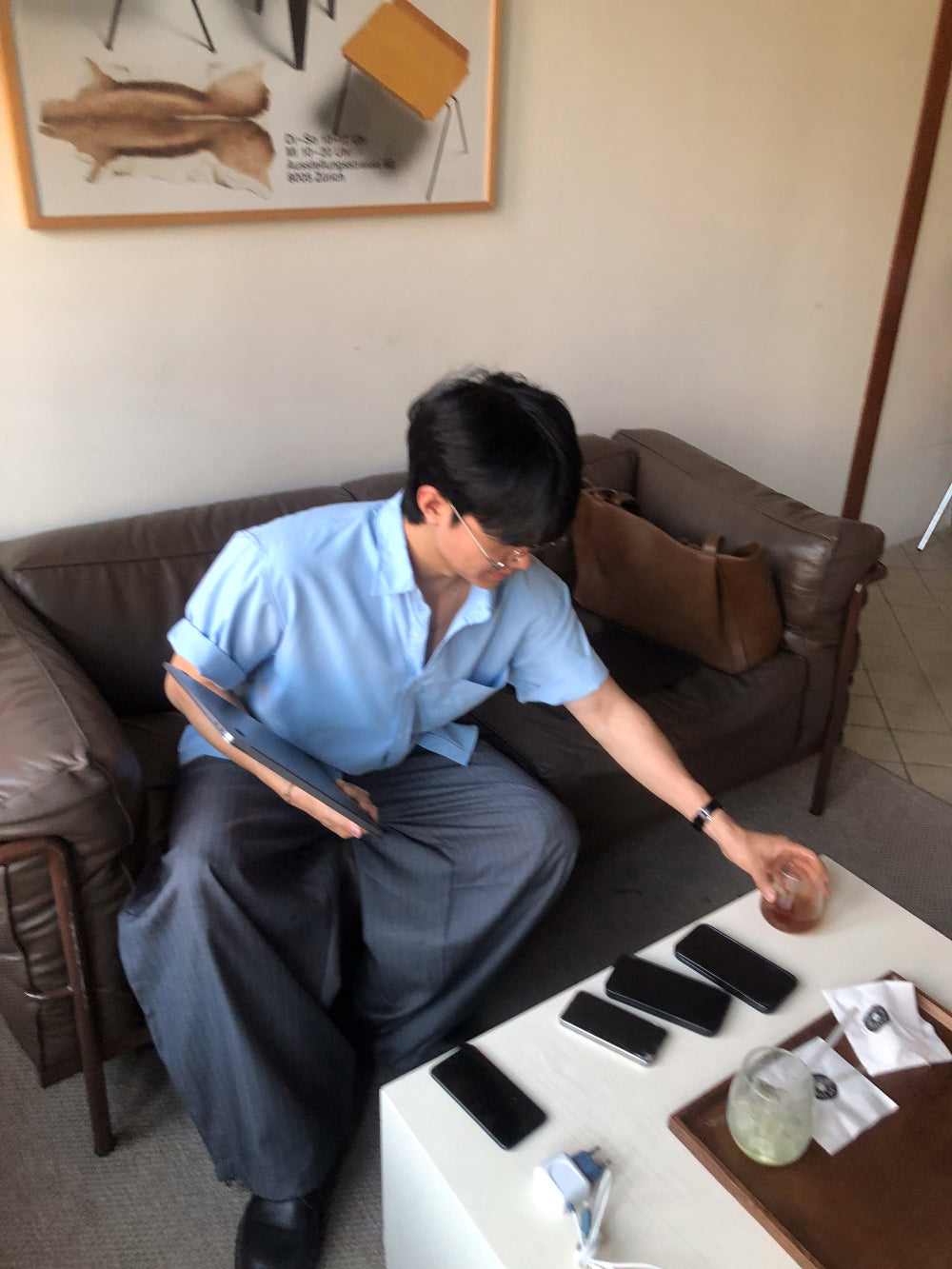 Wide Stripe Trousers