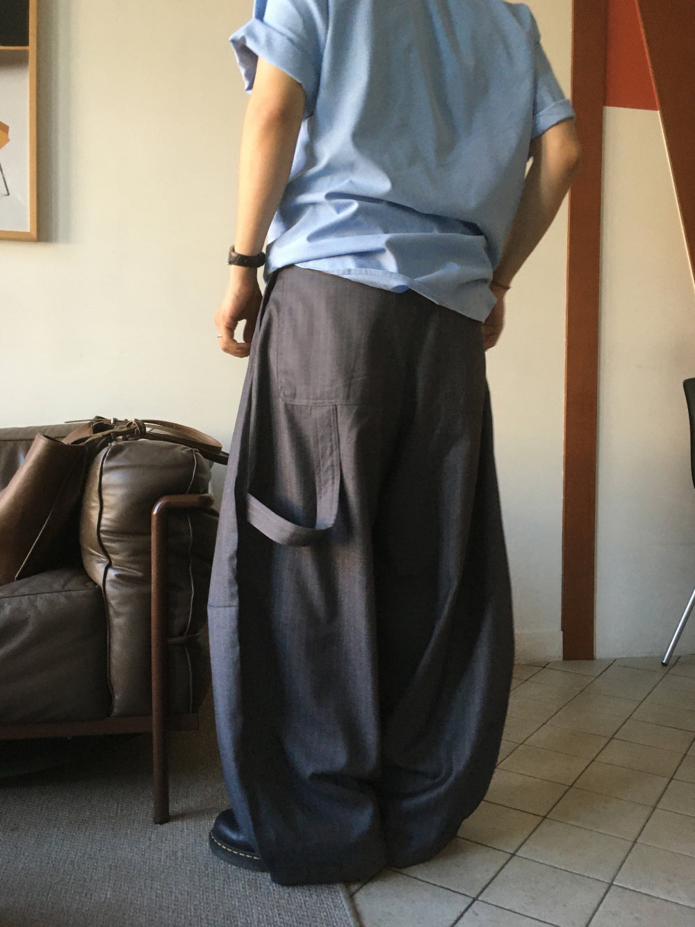 Wide Stripe Trousers