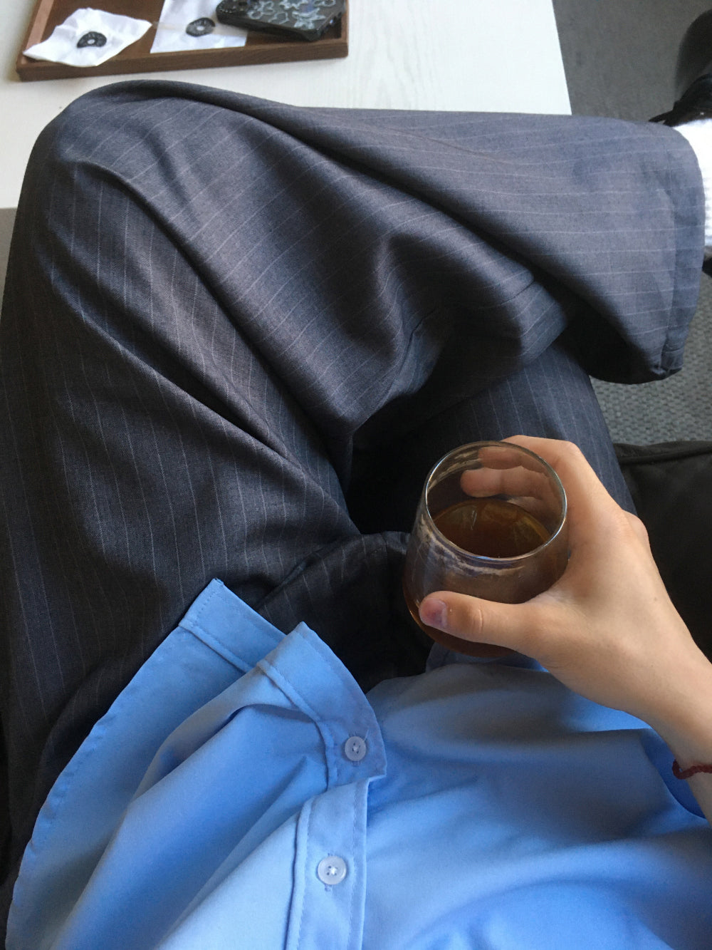 Wide Stripe Trousers