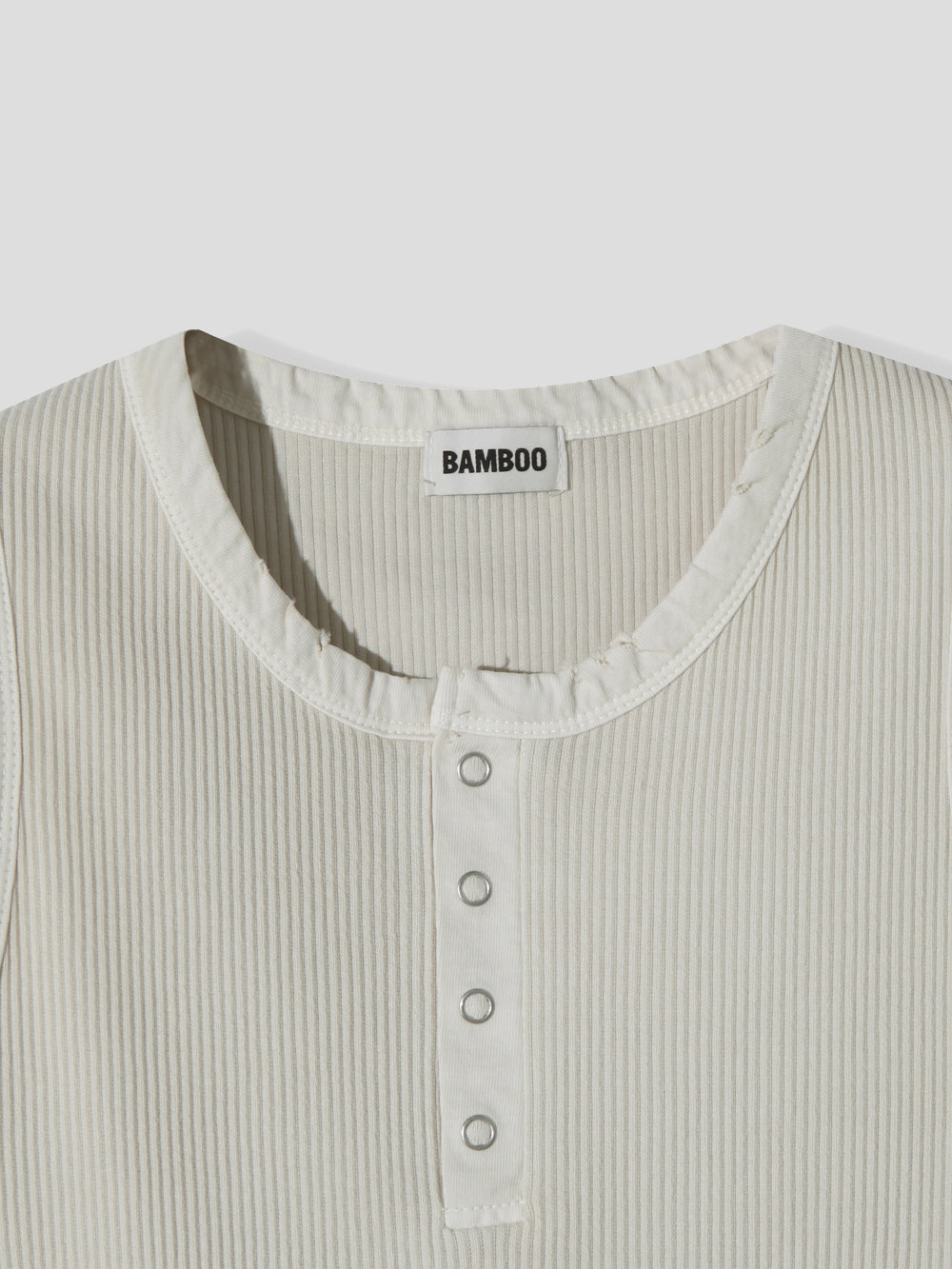 Vintage Henley Rib Tank Top