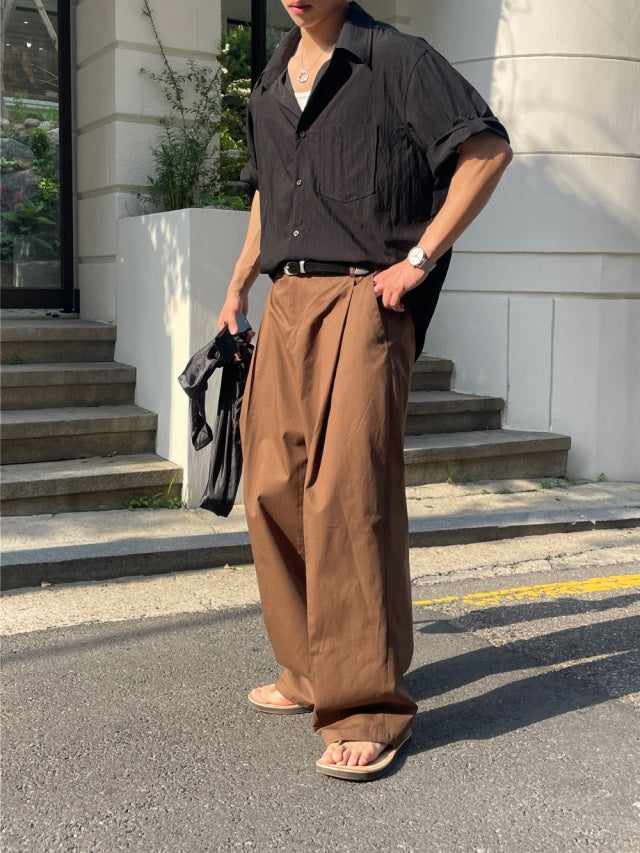 Wide Cotton Pants