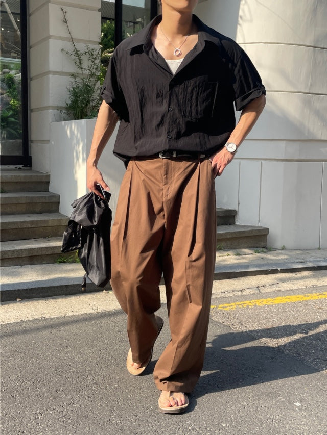 Wide Cotton Pants