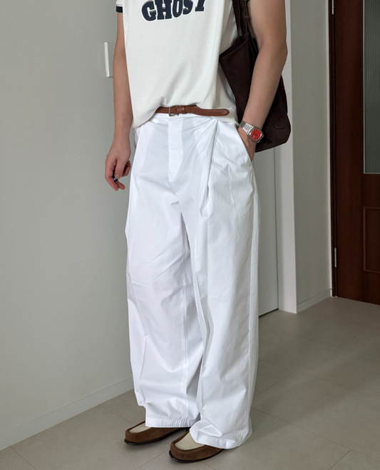 Wide Cotton Pants
