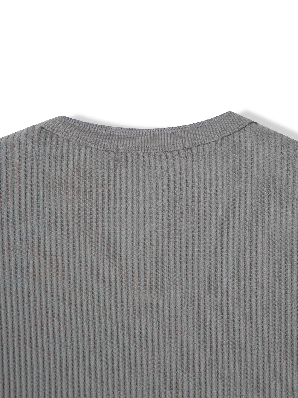 Waffle Henley Neck