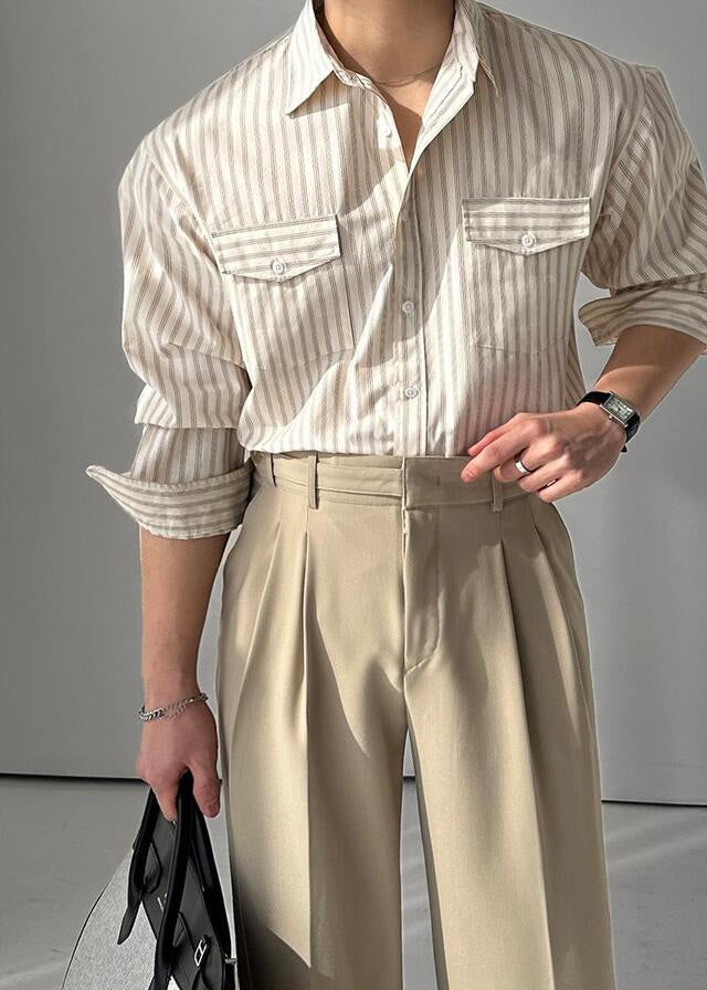 Twin-Pocket Stripe Shirt