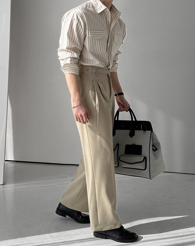 Twin-Pocket Stripe Shirt