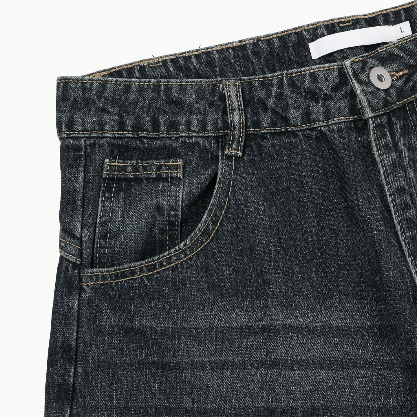 Arc Balloon Distressed Denim