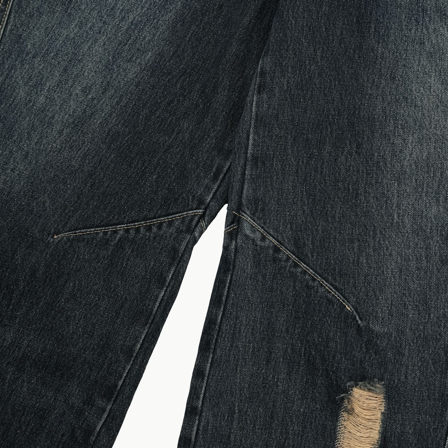 Arc Balloon Distressed Denim