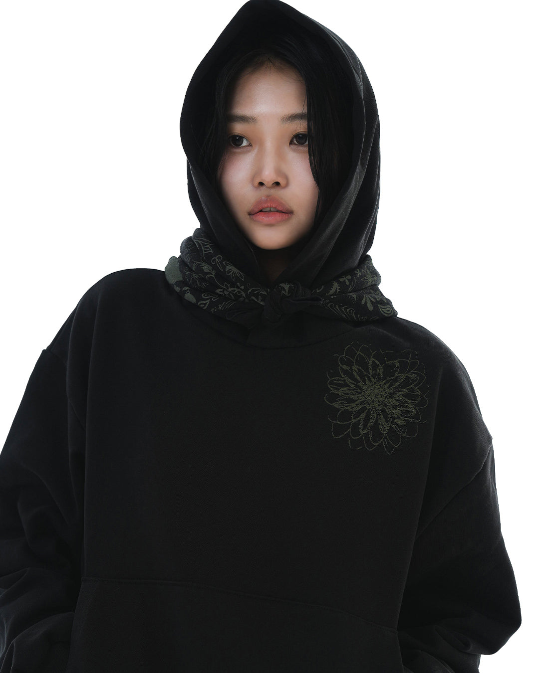 Cozy Bandana Muffler_Black
