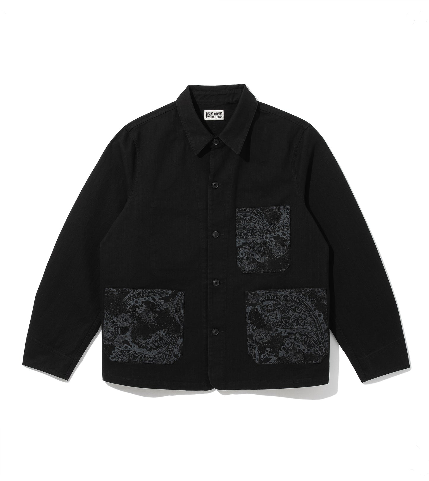 SHIRT JACKET-BLACK