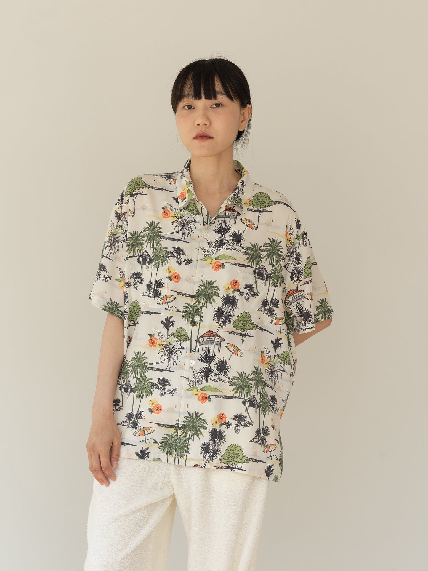 Hawaiian Shirt - Ivory